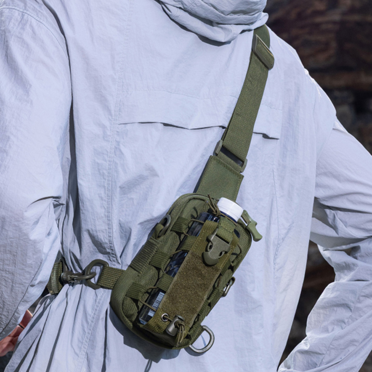 Hydration Pack Outdoor - Wasserflaschentasche, Umhängetasche für Wasserflaschen, Multifunktionale Becher-Schutzhülle,