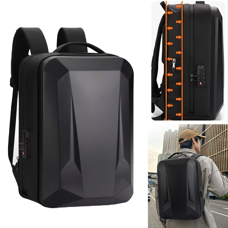 Laptop Backpack 15.6 - 15,6-16 Zoll Hartschalen-Laptop-Rucksack mit USB-Anschluss für