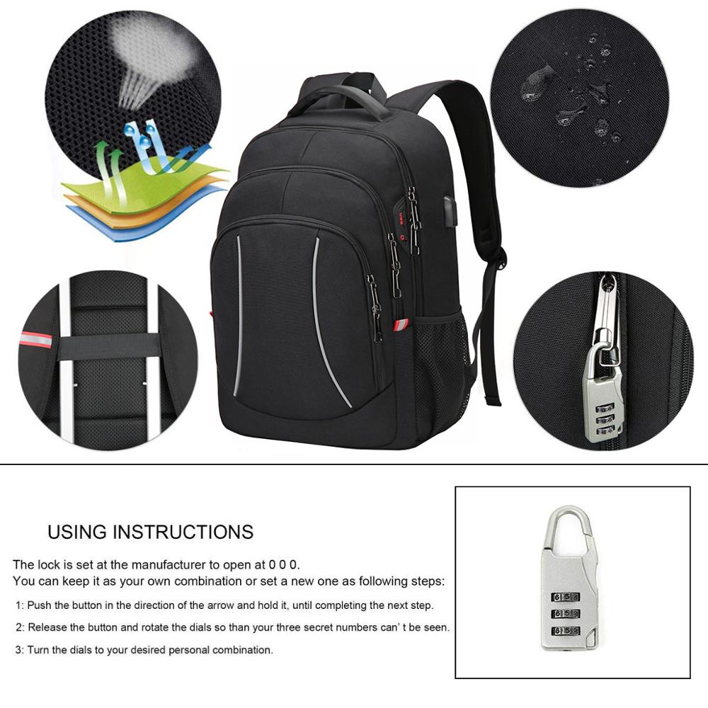 Männer Multifuction Reise Lapt – Laptop Backpack 15.6 Bewertung und Preis