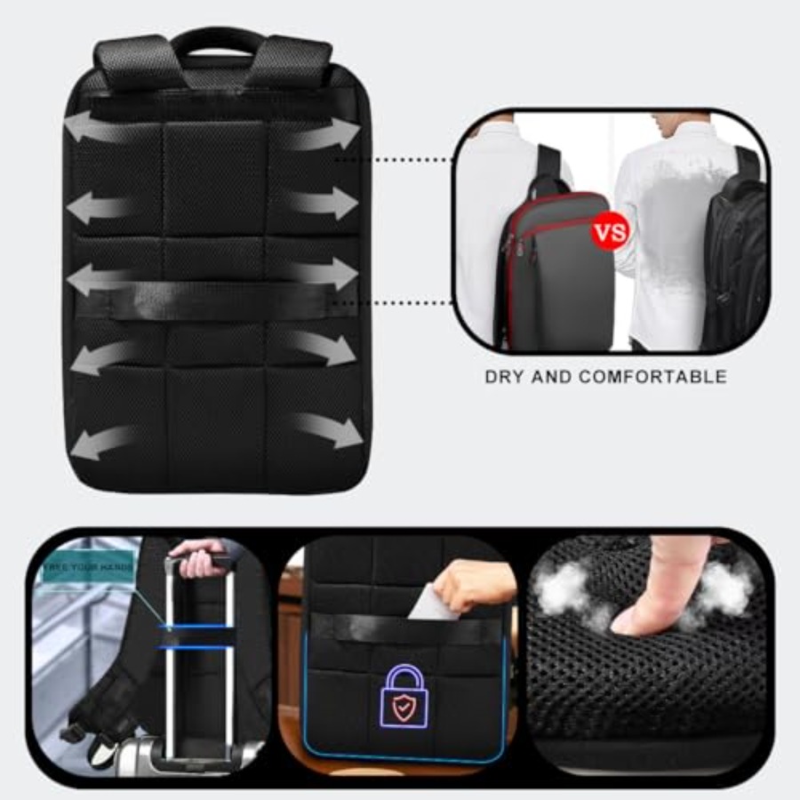 Schlanker und erweiterbarer 15 – Laptop Backpack 15.6 Bewertung und Preis