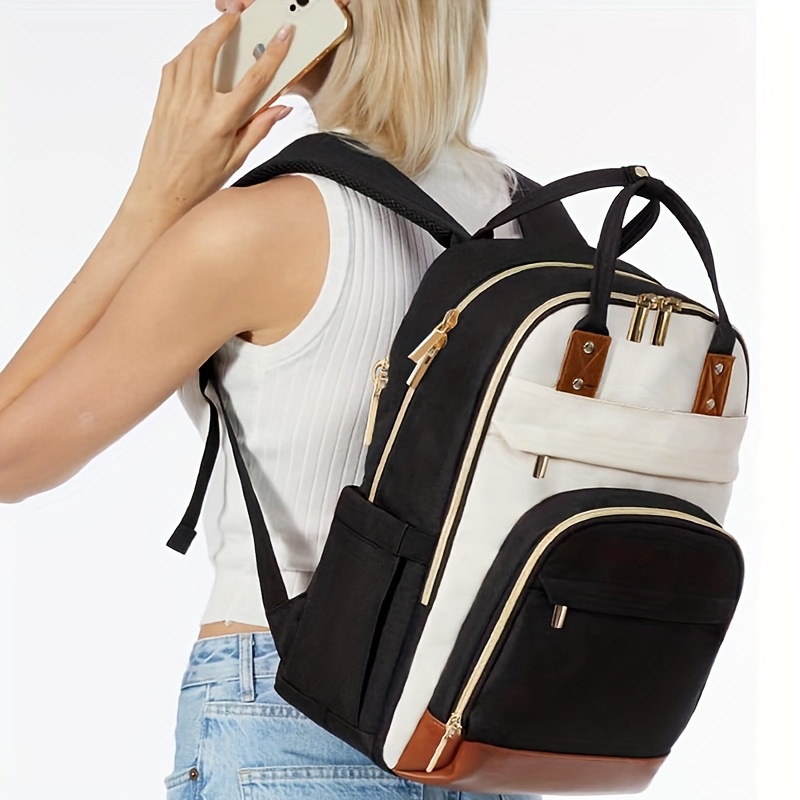 Zweifarbiger Laptop-Rucksack f – Laptop Backpack 15.6 Bewertung und Preis
