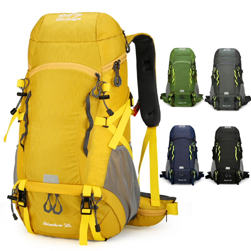 50L wasserdichter Camping-Ruck – Rain Cover Backpack Bewertung und Preis