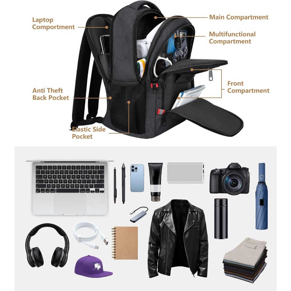 Schulrucksack für Jugendliche  – Laptop Backpack 15.6 Bewertung und Preis